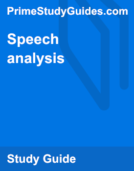 speech analysis introduction example